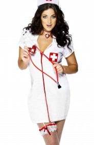 Set costume carnevale infermiera sensuale