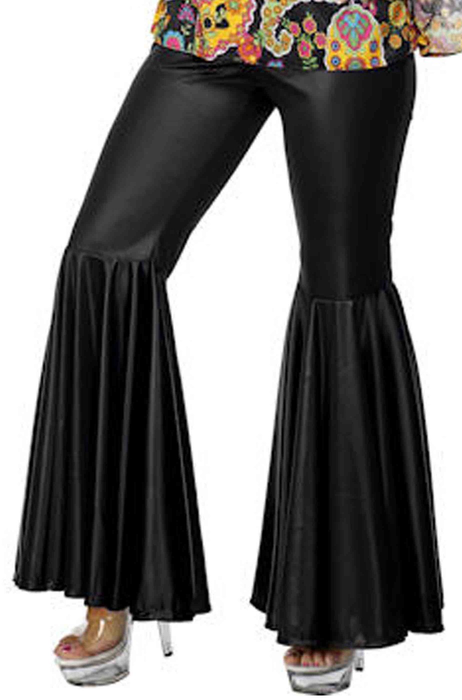 Pantaloni neri a zampa di elefante