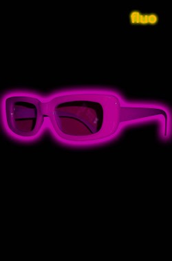 occhiali da sole fluo viola