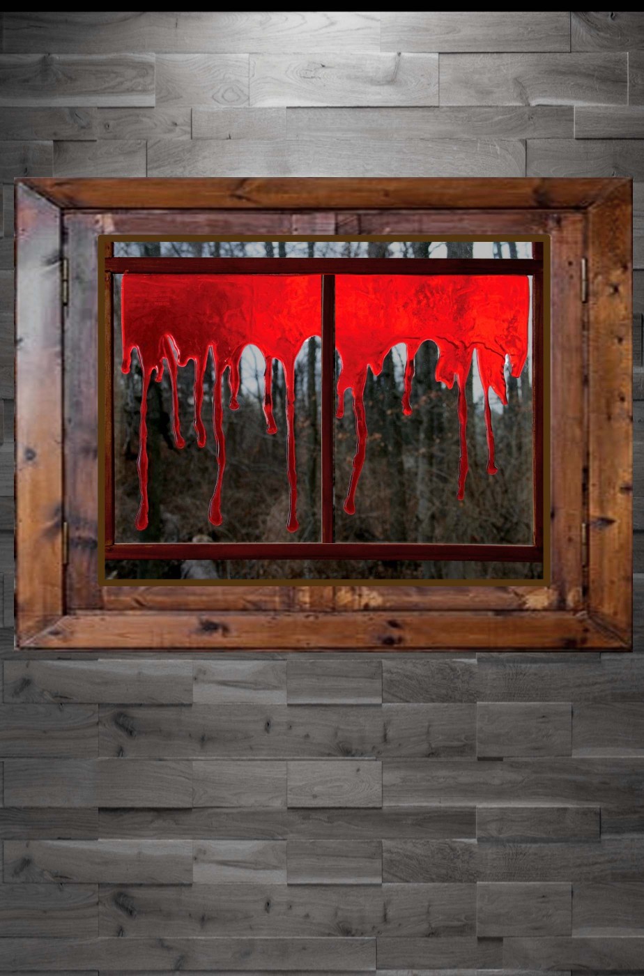 Garza Insanguinata Halloween Wekuw 10m X 8cm - Benda Di Sangue Per Decorazioni Spaventose, Casa Stregata, Costumi E Feste Decorazione Casa Stregata Halloween