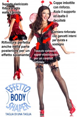 Costume coccinella Lady Bug donna Body Shaper