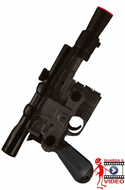 Pistola di Han Solo nera blaster