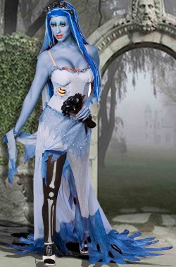 Vestito Cosplay Sposa Cadavere di Tim Burton