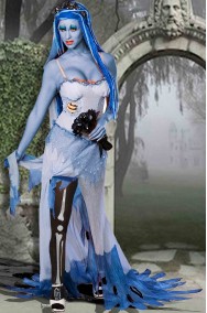 Vestito Cosplay Sposa Cadavere di Tim Burton