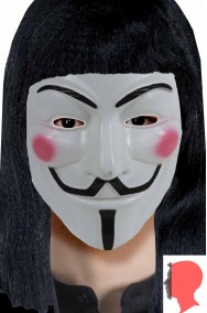 Maschera di Anonymous V per Vendetta economica