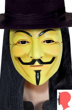 Maschera di Anonymous V per Vendetta economica