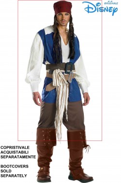Costume di Jack Sparrow dei Pirati dei Caraibi adulto