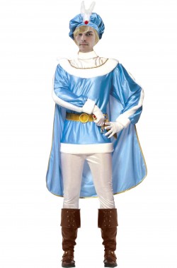 Vestito di carnevale da Principe Azzurro da uomo