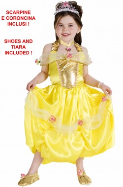 Costume di carnevale bambina Belle Disney