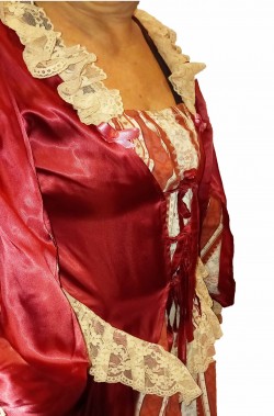 Pizzo di vestito di carnevale veneziano