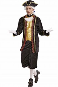 Costume di carnevale veneziano uomo nobile barocco