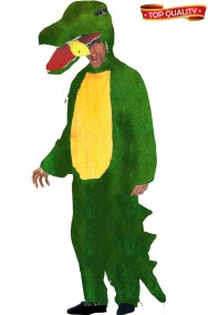 Costume Mascotte Coccodrillo Dinosauro adulto