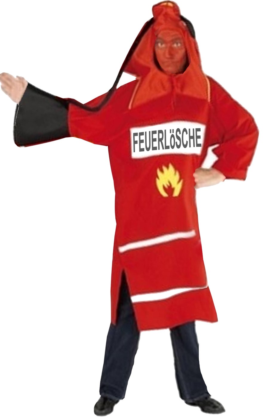 Costume di carnevale da estintore