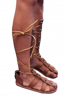 scarpe da donna antica romana realistici di cuoio