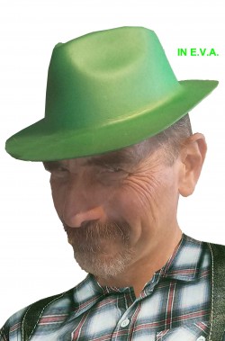 Cappello adulto verde Birra Moretti fedora stile tirolese