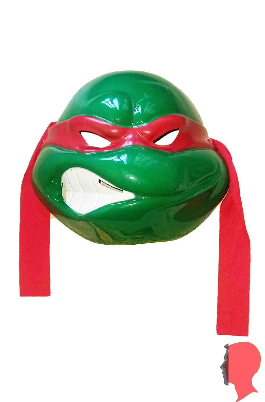 Maschera Raffaello delle Ninja Turtles di plastica