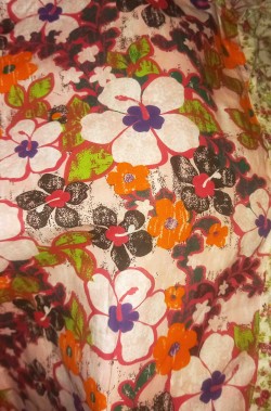 camicia a fiori anni 70 uomo taglia L