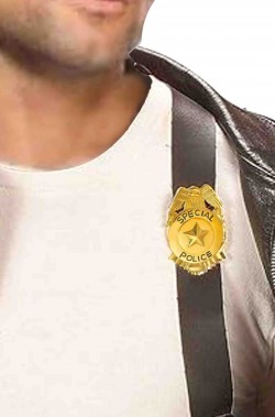 Distintivo poliziotto detective