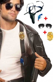 Costume da investigatore poliziotto detective