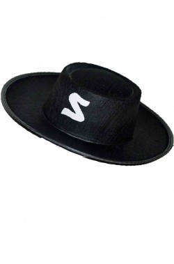 Cappello bambino zorro floccato