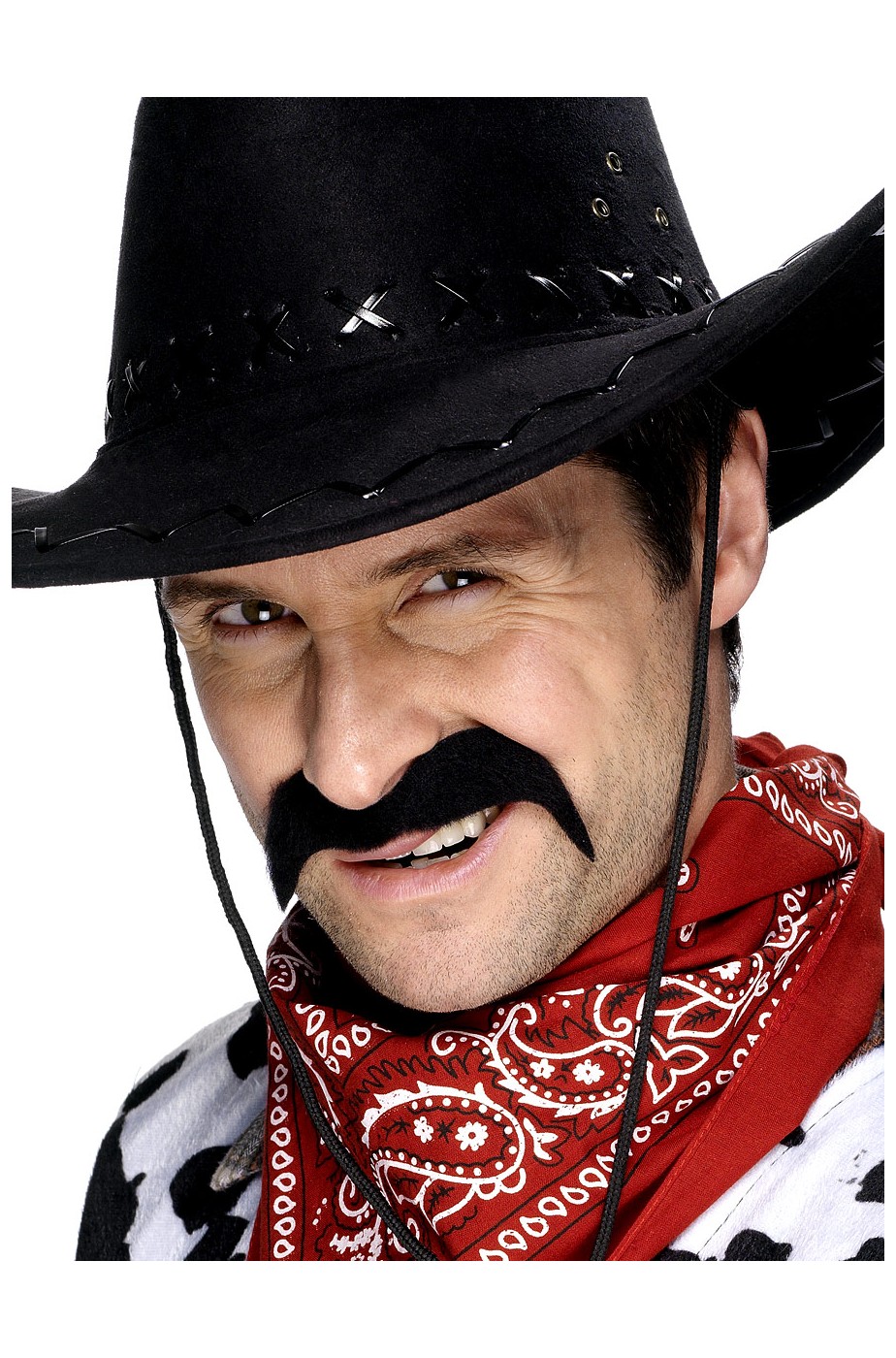 12 Baffi Finti Adesivi - Per Carnevale E Travestimenti (Nero) - Foto 9