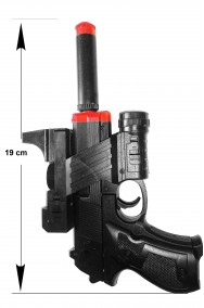 Pistola giocattolo con mirino laser