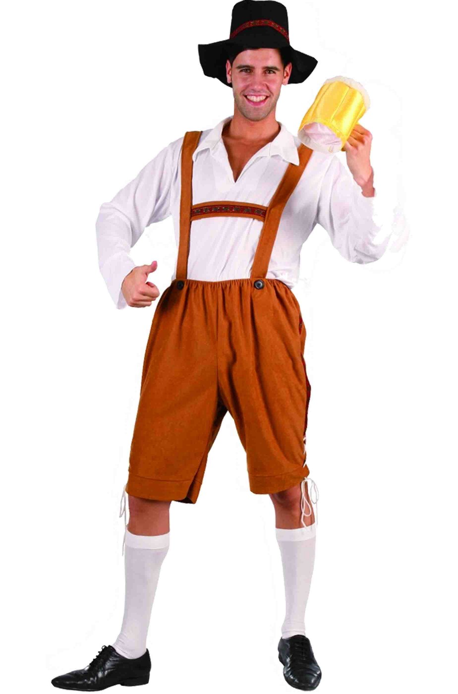 Costume da tirolese per carnevale o oktoberfest economico