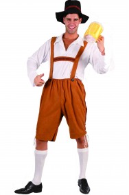 Costume da tirolese per carnevale o oktoberfest economico