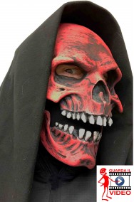 Maschera di Halloween professionale realistica morte rossa