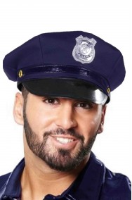 Cappello da poliziotto blu americano