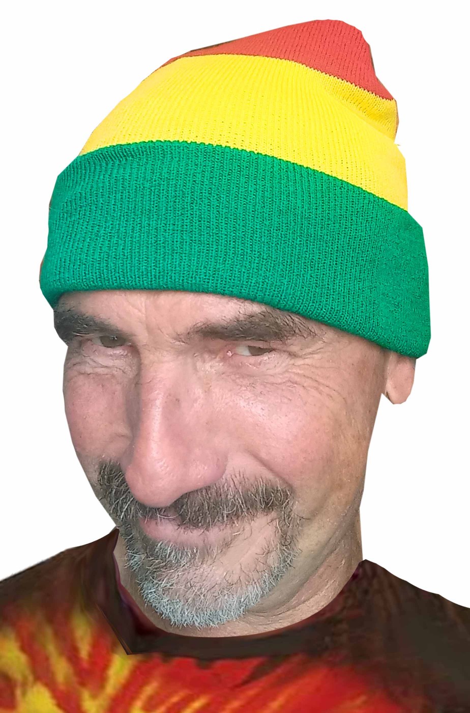 Cappello tricolore giallo rosso verde