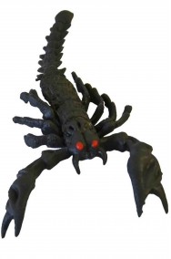 Scorpione finto halloween di plastica 10cm