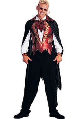 Vestito di Halloween da uomo Lucifero elegante