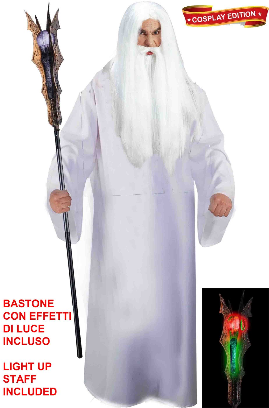 Costume cosplay Saruman