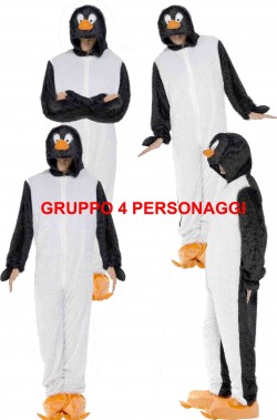 Gruppo i quattro pinguini di Madagascar