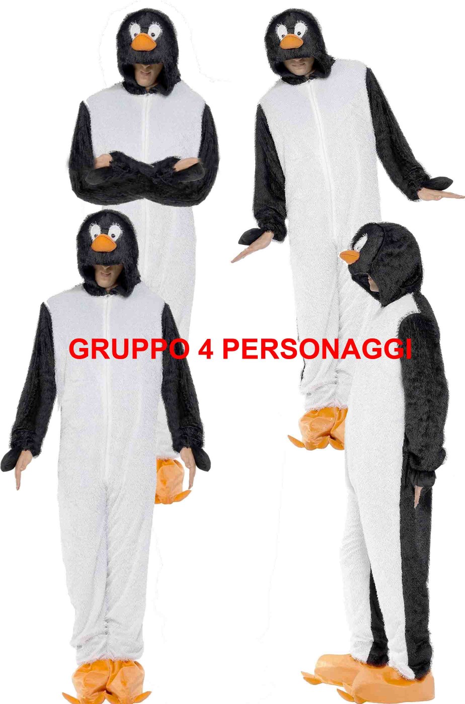 Gruppo i quattro pinguini di Madagascar