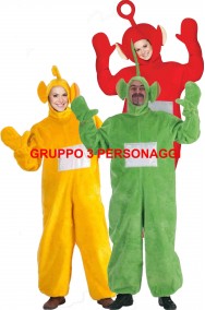 Gruppo costumi dei teletubbies