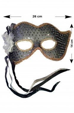 Maschera di carnevale con paillettes