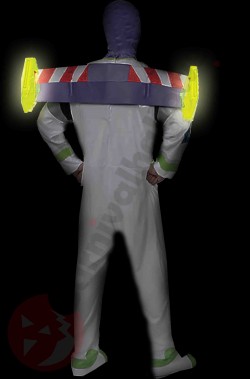 Costume di Buzz di Toystory con ali luminose