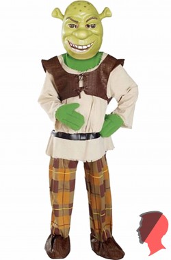 costume bambino shrek  de luxe