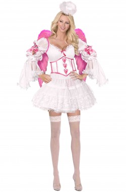 Costume carnevale donna Dea dell'Amore Cupido alta qualita'