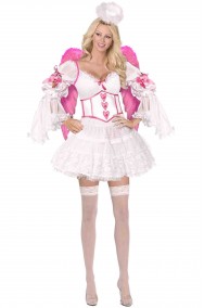 Costume carnevale donna Dea dell'Amore Cupido alta qualita'