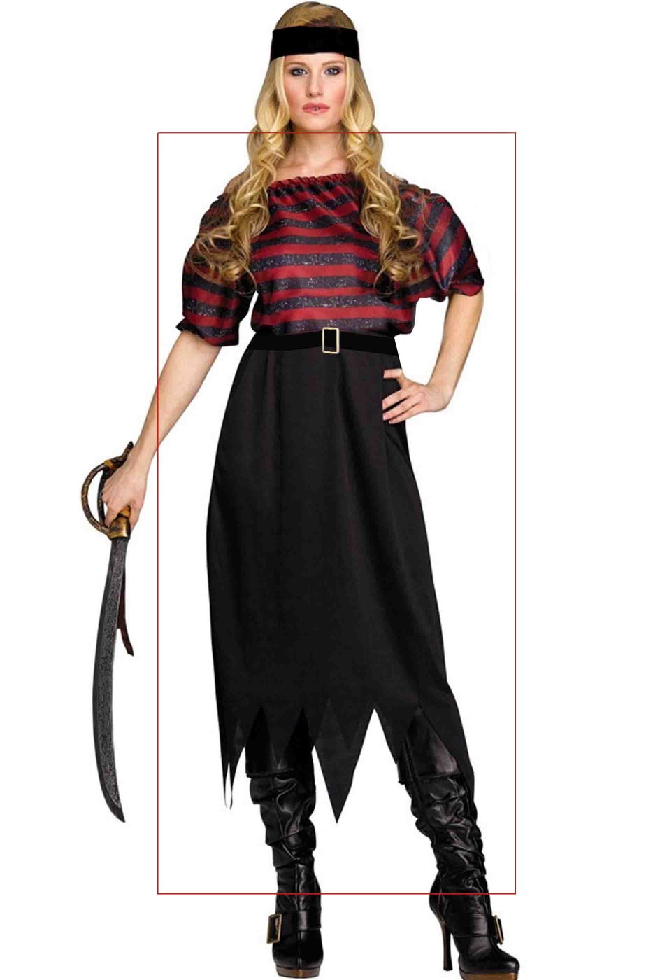 Costume da Pirata donna Piratessa dei Caraibi