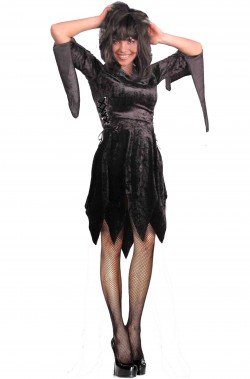 Costume Halloween donna economico dama nera