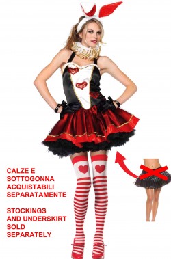 Costume bianconiglio Alice in Wonderland