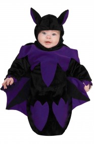 Costume Halloween neonato pipistrello sacco nanna