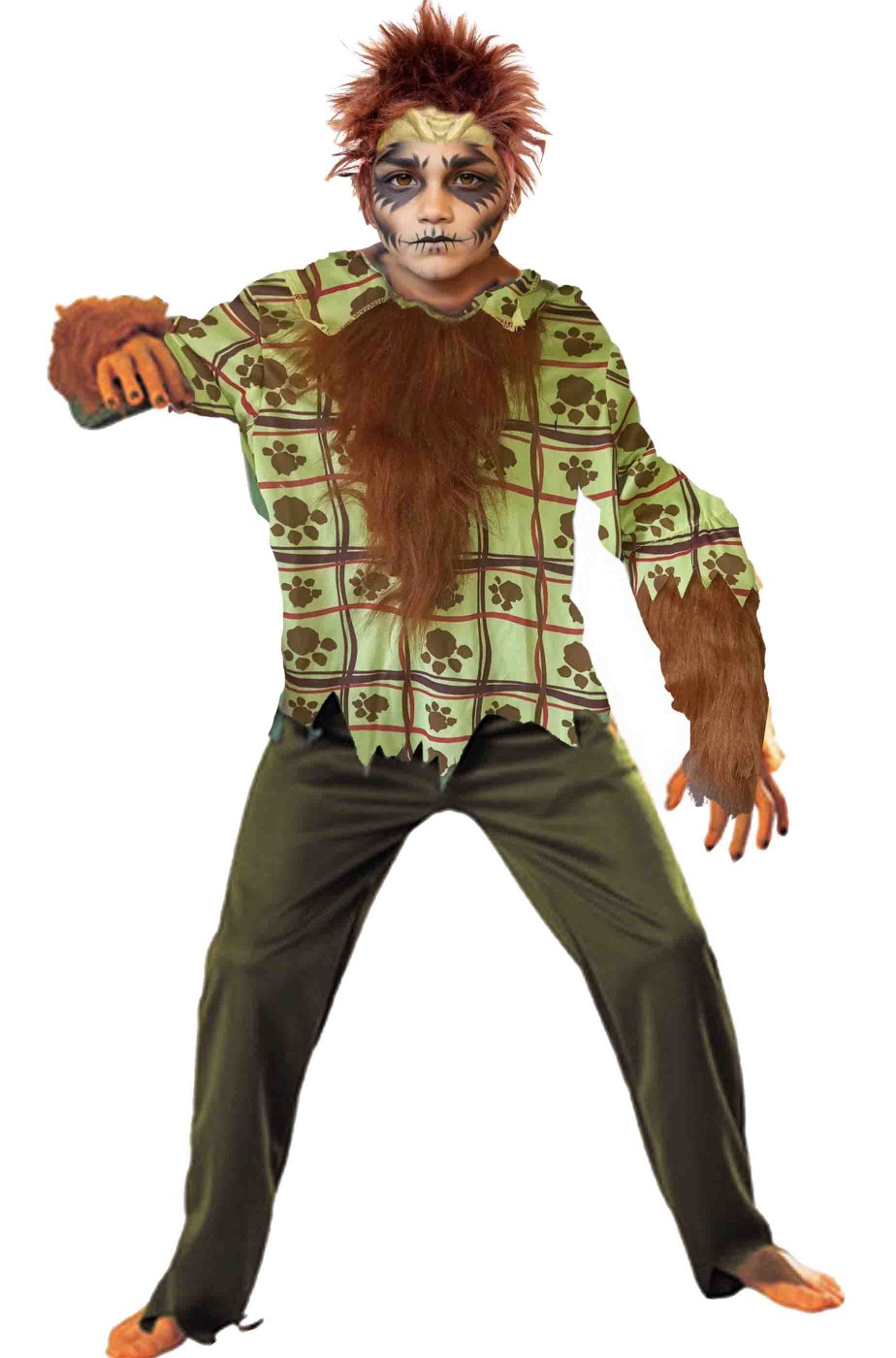 Costume Halloween bambino piccolo lupo mannaro