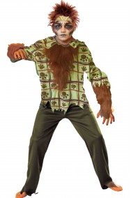 Costume Halloween bambino piccolo lupo mannaro