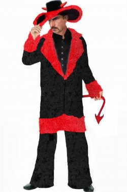 Costume Halloween uomo diavolo rapper