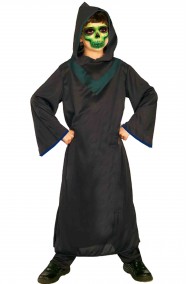 Costume Halloween Bambino tunica nera multiuso